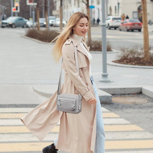 Nylon Small Womens Crossbody Bag Casual Shoulder Handbag Mini Purse With Adjusta - Picture 6 of 6